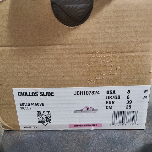 *SOLD* NEW Chaco Chillos Slide Solid Mauve  Womens SANDAL SIZE 8 Slide On - Picture 8 of 8